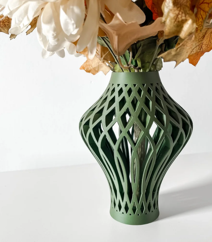Vase „Alano-Vase“ – Eleganz im modernen Gitterdesign