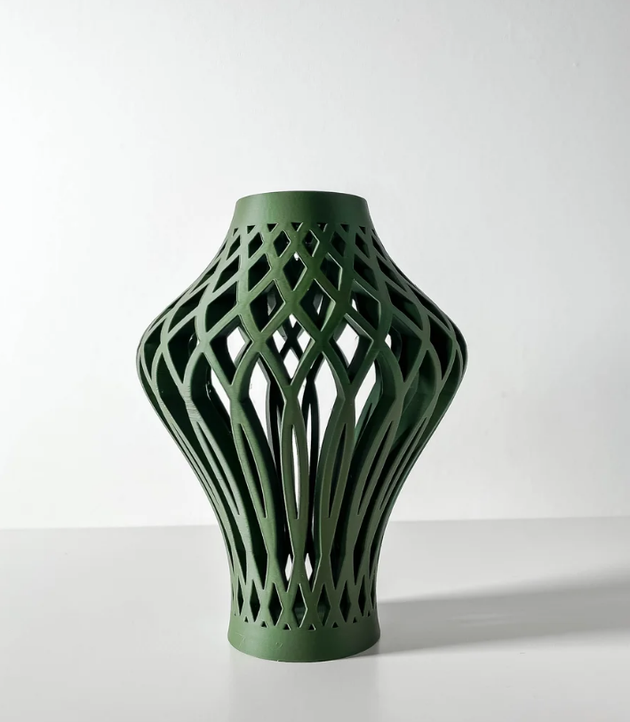 Vase „Alano-Vase“ – Eleganz im modernen Gitterdesign