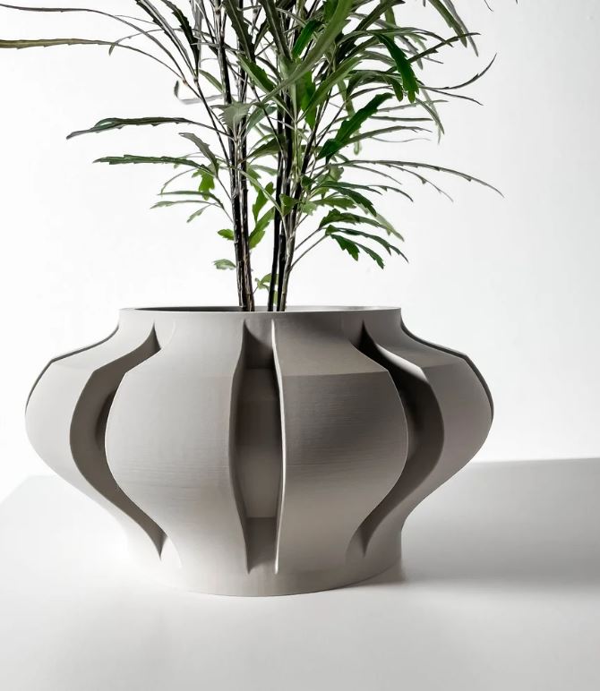 Ariko – Der elegante 3D-Pflanztopf in organischer Form