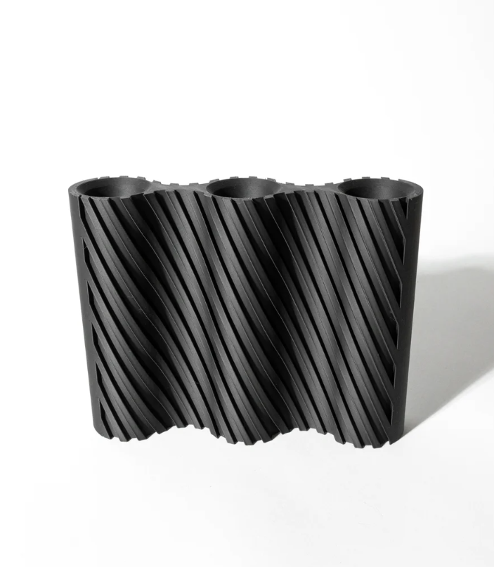 Vase „Bora Triple Vase“ – Stilvolle Struktur für mehr Blütenpracht