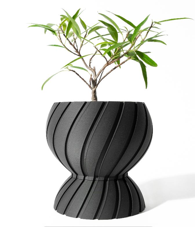 Der Maki – Zeitloser 3D-Pflanztopf mit dynamischer Spiralstruktur