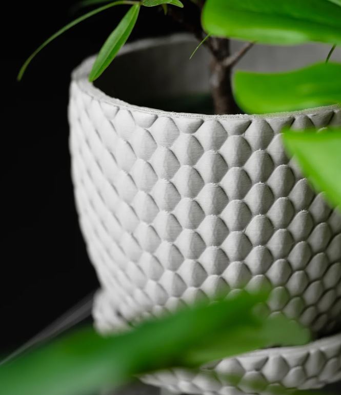 Dragonscale – 3D-Pflanztopf mit drachenstarker Struktur