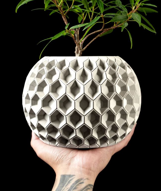 Hexa Planter Pot 2.0 – Waben-Skulptur für deine Pflanzen