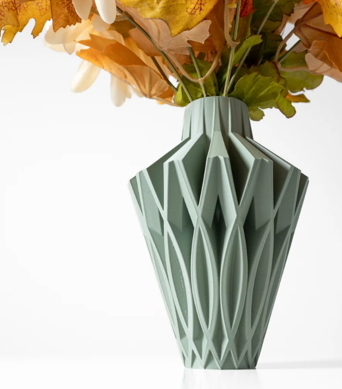 Vase „Javero-Vase“ – Geometrische Eleganz mit Tiefenwirkung