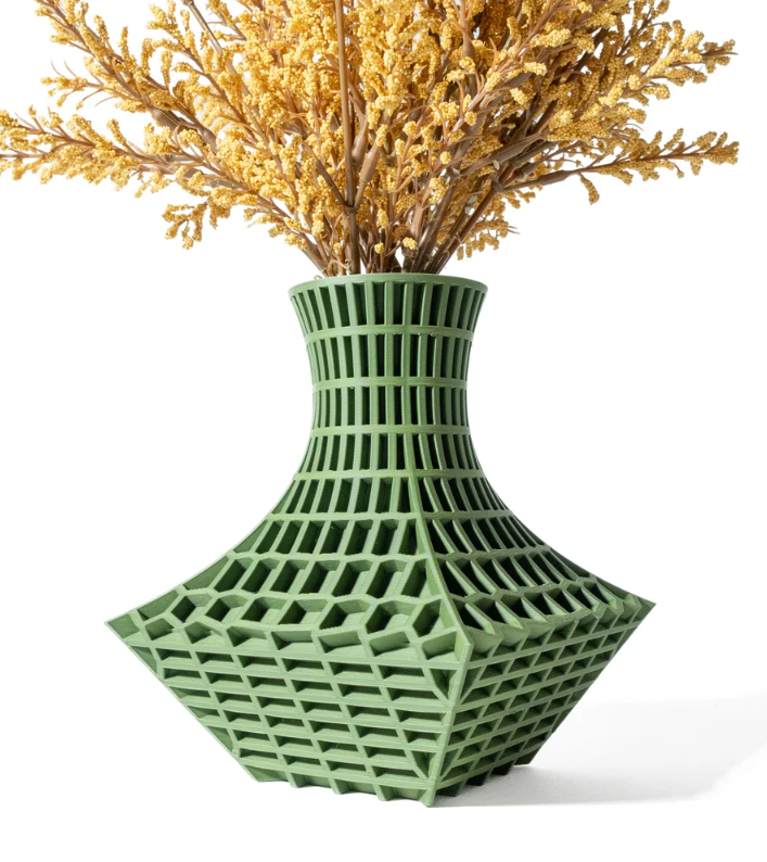 Vase „Juve-Vase“ – Geometrische Raffinesse trifft auf skulpturale Eleganz