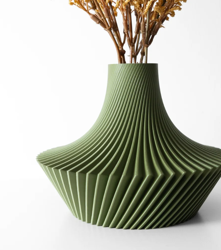 Vase „Kitan Short Vase“ – Eleganz in Bewegung