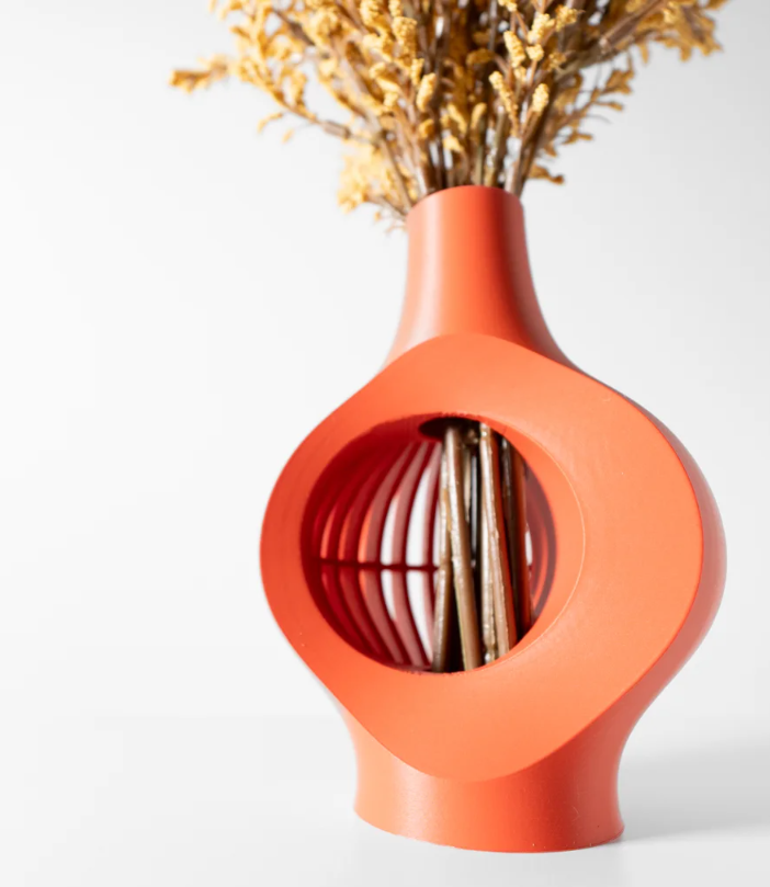 Vase „Koko-Vase“ – Futuristische Form mit spannendem Durchblick