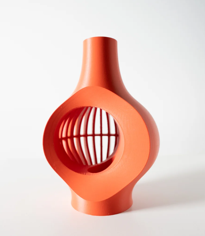 Vase „Koko-Vase“ – Futuristische Form mit spannendem Durchblick