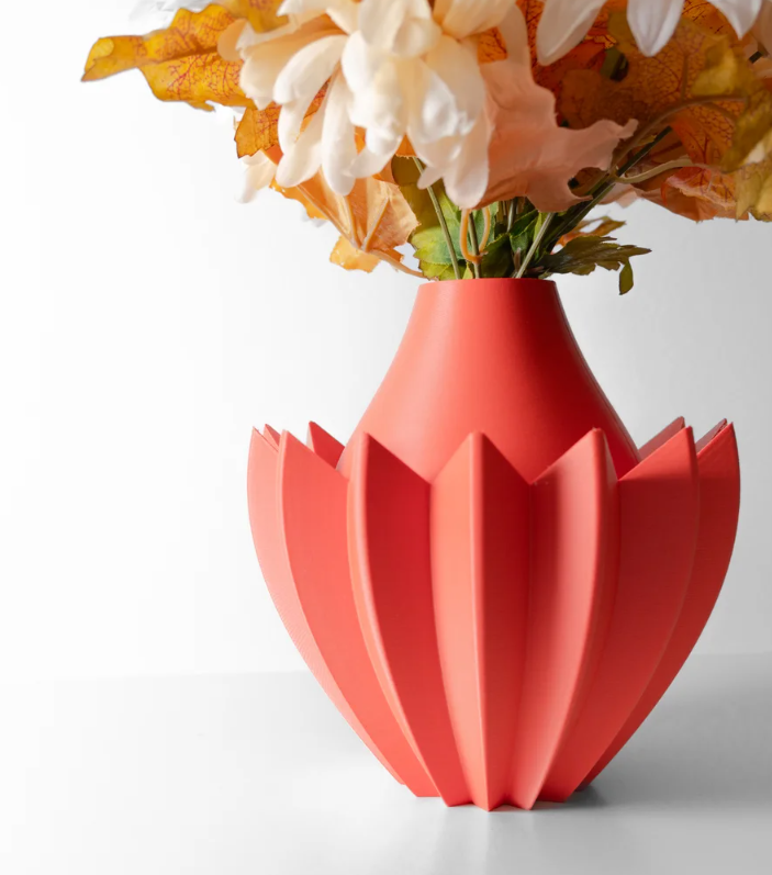 Vase „Makio-Vase“ – Skulpturale Blütenkraft für dein Zuhause