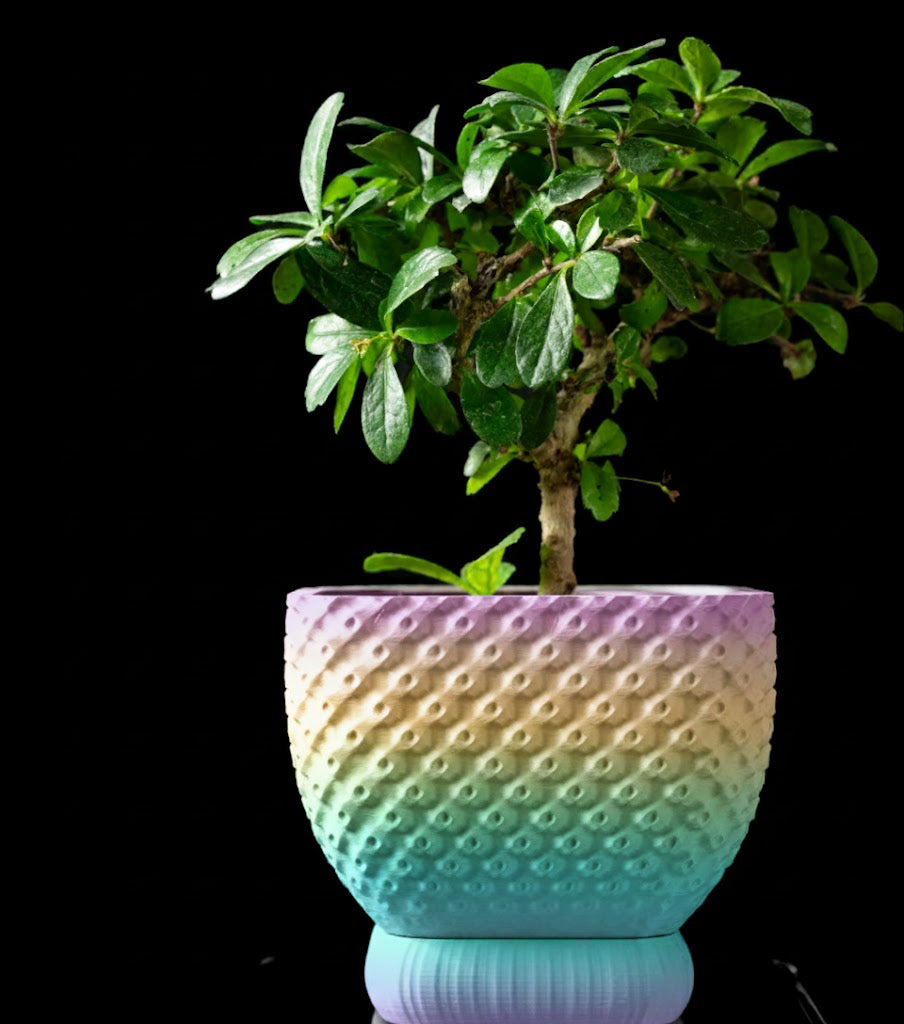 Connect Planter Pot – Strukturierte Eleganz im 3D-Design