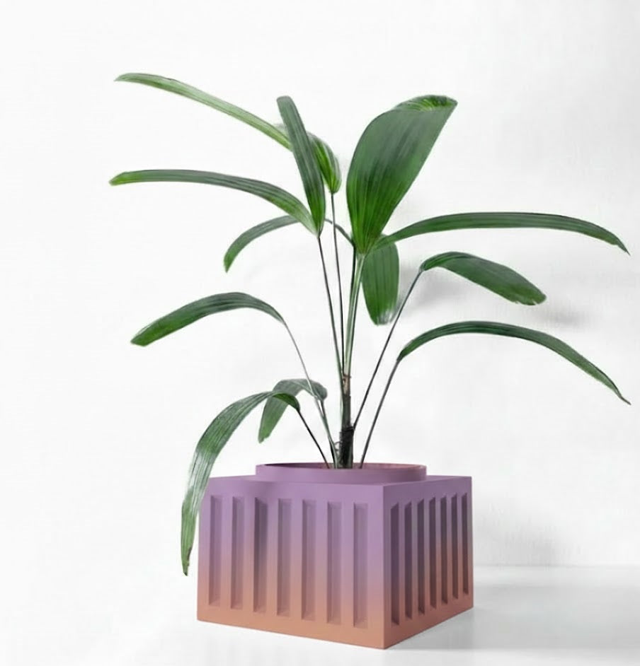Larix Pflanztopf – Architektonisches Statement mit Kante