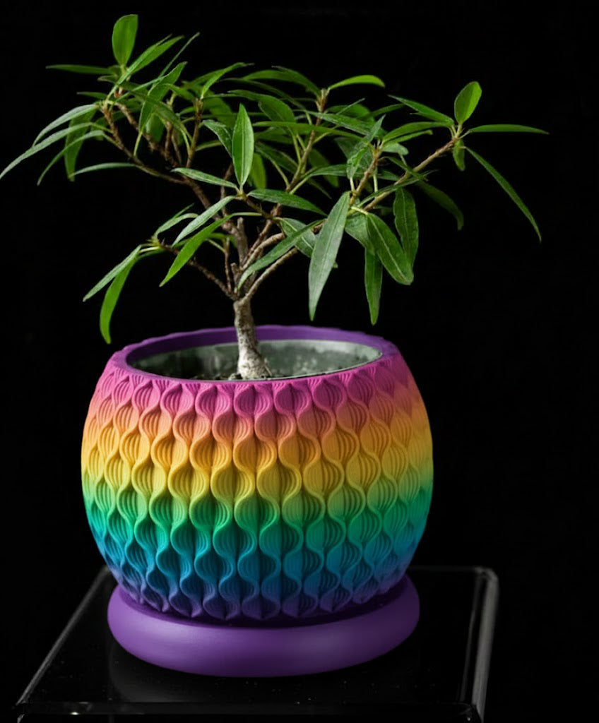 Bloom Planter – Der blüteninspirierte 3D-Pflanztopf mit organischer Struktur