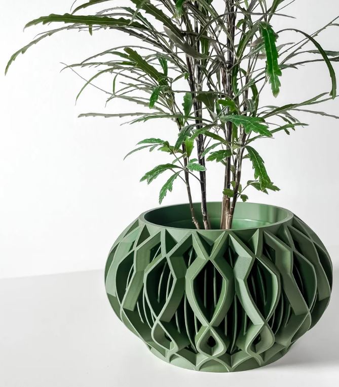 Octa 3D Pflanztopf – Geometrische Eleganz in Perfektion