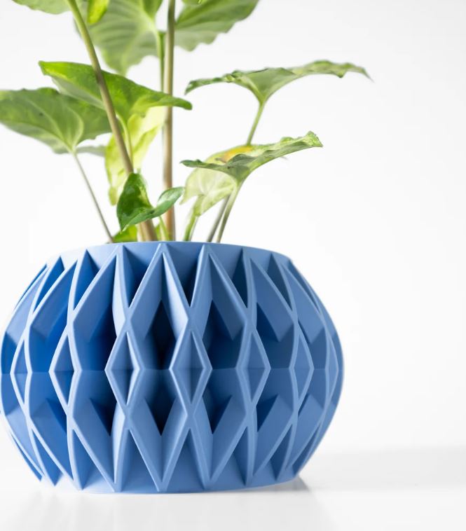 3D Pflanztopf „Orik“ – Skulpturale Faltkunst für deine Pflanzen