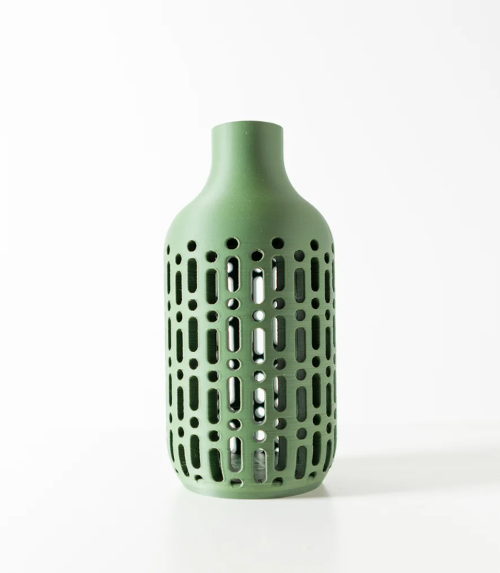 Vase „Rako-Vase“ – Modernes Rasterdesign in purer Formensprache