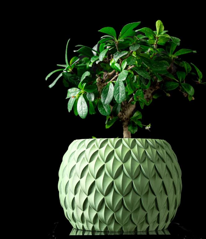 Scale – Der 3D Pflanztopf mit Schuppenstruktur und skulpturaler Eleganz