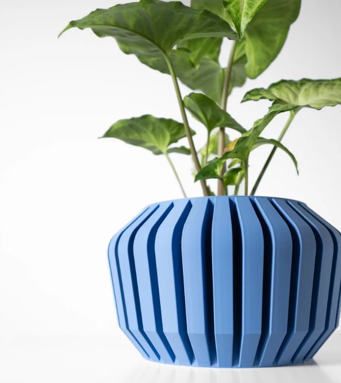 Vaki Pflanztopf – 3D-Faltkunst im Facetten-Look