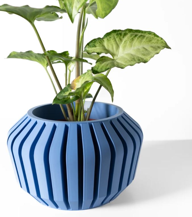 Vaki Pflanztopf – 3D-Faltkunst im Facetten-Look