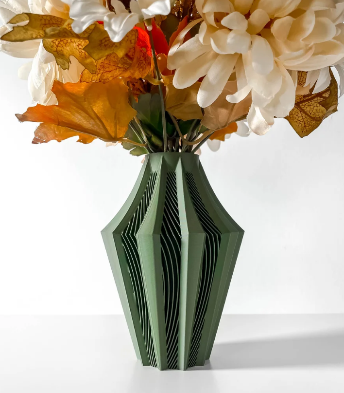 Vase „Walo-Vase“ – Geometrische Finesse trifft futuristisches Design