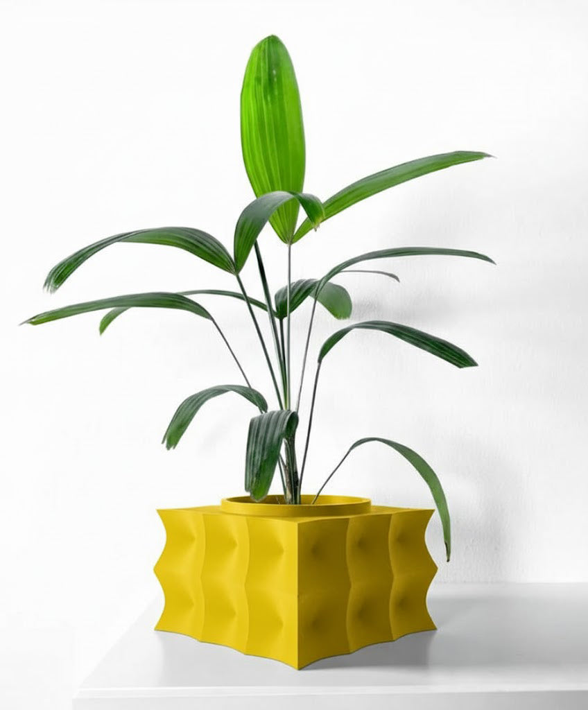 Averth Pflanztopf – Kubische Wellen mit Charakter