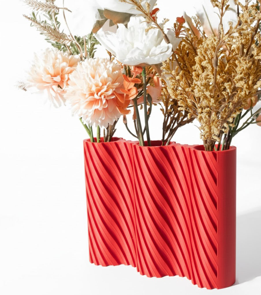 Vase „Bora Triple Vase“ – Stilvolle Struktur für mehr Blütenpracht