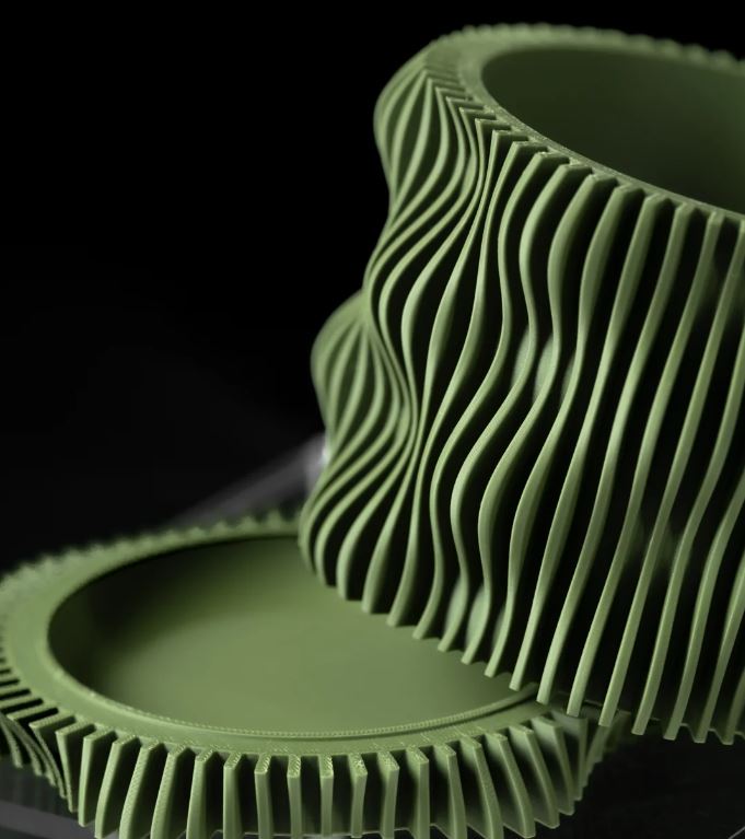 3D Pflanztopf „Muxel“ – Wellenform trifft Präzision