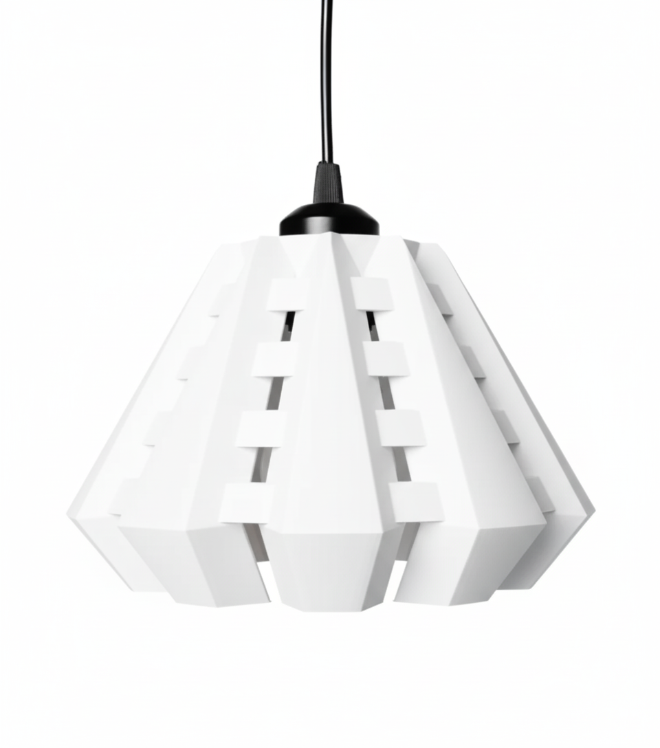 "Aniko" – Moderne 3D-gedruckte Pendelleuchte
