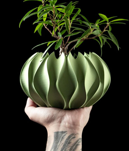 Abyssal Planter Pot 3D-Pflanztopf die organische Wellen-Schale