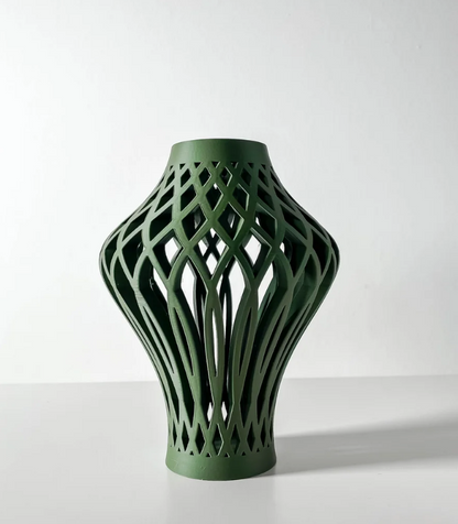 Vase „Alano-Vase“ – Eleganz im modernen Gitterdesign
