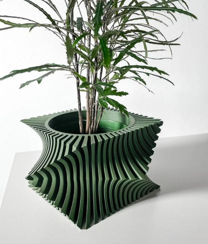 Anio – Der dynamisch verdrehte 3D Pflanztopf