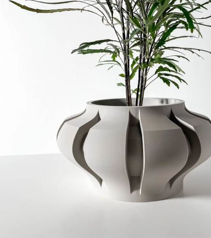 Ariko – Der elegante 3D-Pflanztopf in organischer Form