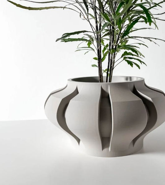 Ariko – Der elegante 3D-Pflanztopf in organischer Form