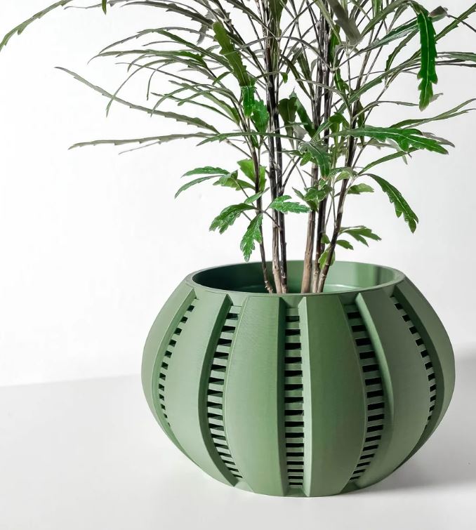 Balu 3D Pflanztopf – Modernes Design trifft strukturierte Eleganz
