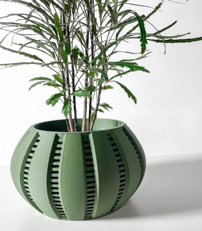 Balu 3D Pflanztopf – Modernes Design trifft strukturierte Eleganz