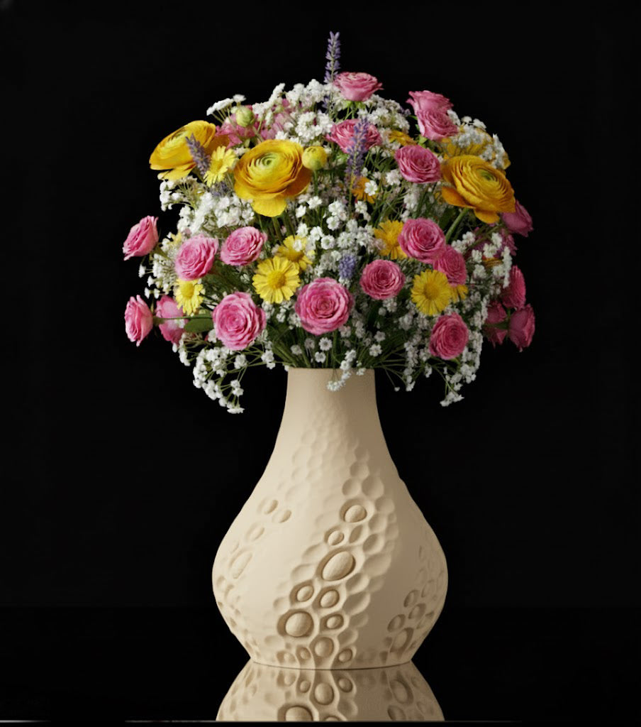 Vase „Pearl Flower Vase" – Eleganz in Struktur
