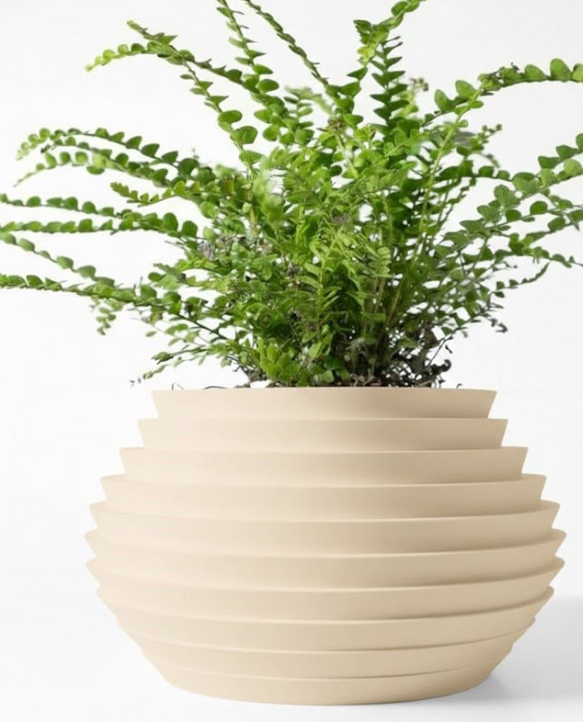 Harno – 3D-Pflanztopf mit Wellenprofil
