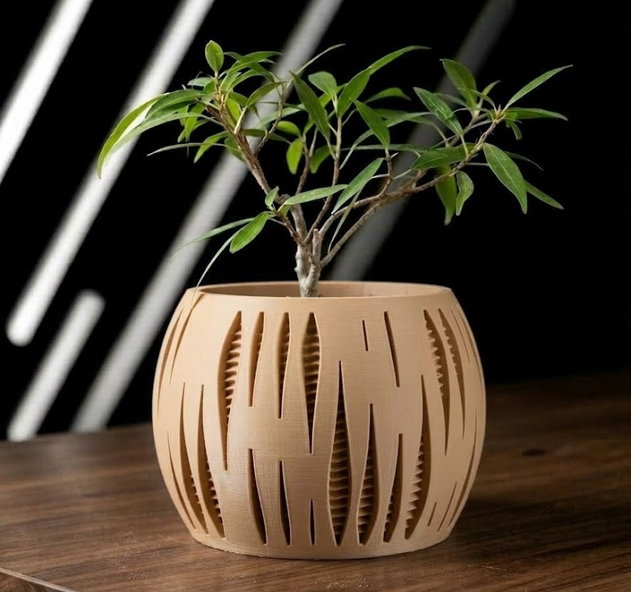 Split Pflanztopf – Architektur trifft Natur in 3D