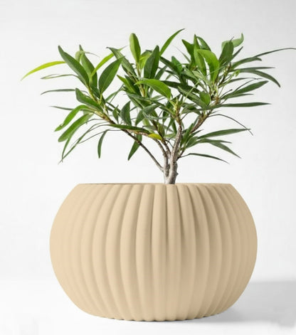 Der Roni – 3D-Pflanztopf mit harmonischer Rillenstruktur