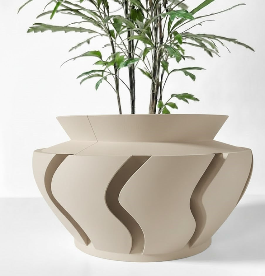 Inero 3D Pflanztopf – Dynamik in Form gegossen