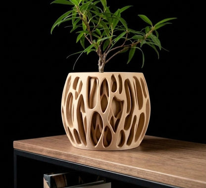 Schleim – Organische 3D-Form in geschlossener Eleganz