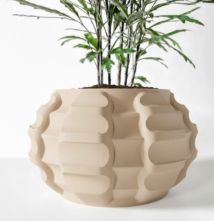 Jute 3D Pflanztopf – Organische Struktur trifft digitale Präzision