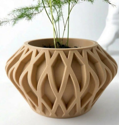 Suvan 3D Pflanztopf – Organisches Design in moderner Struktur