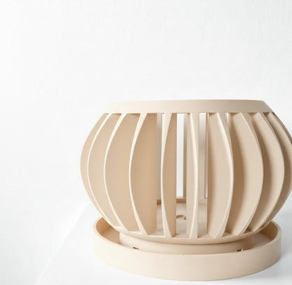 Rene Pflanztopf – Offener 3D-Orchideentopf mit integriertem Belüftungssystem und Abtropfschale