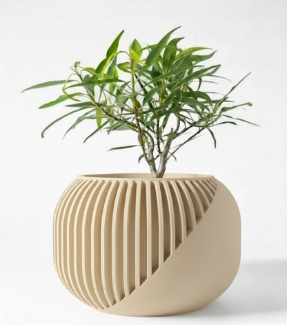 Der Narvo – 3D-Pflanztopf mit dynamischem Lamellen-Design