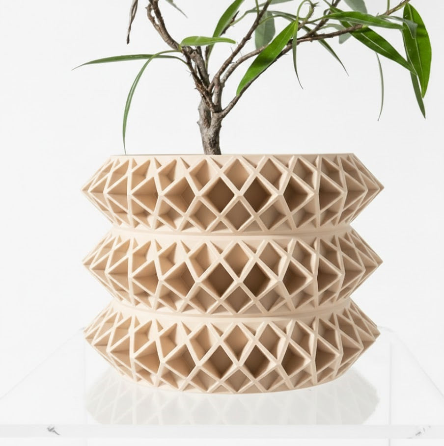 Der Tomo – 3D-Pflanztopf mit geometrischer Raffinesse