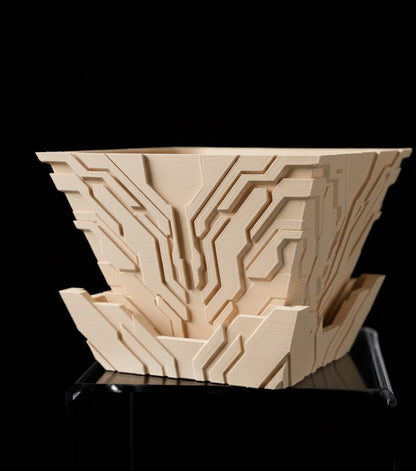Uplink – Der 3D Pflanztopf mit digitaler Struktur