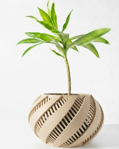 Krato – Der 3D-Pflanztopf mit dynamischem Lamellen-Design