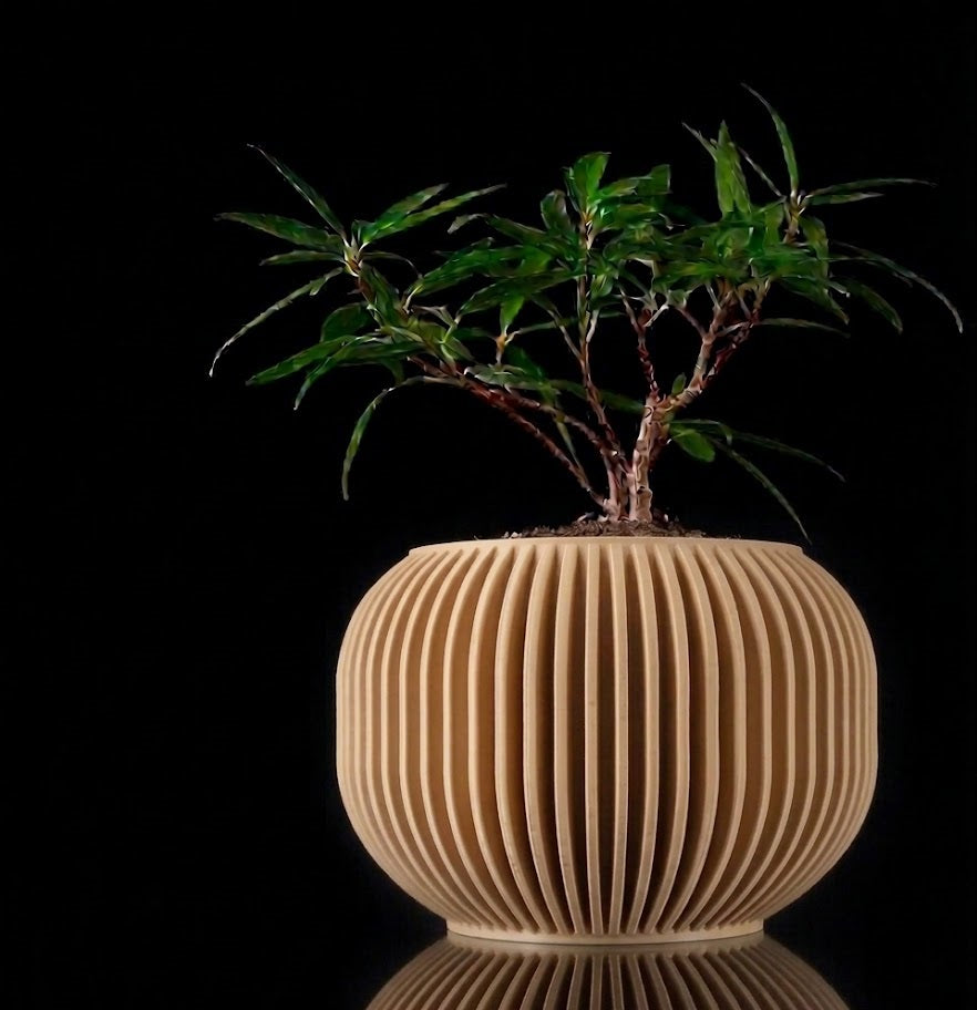 Yuso 3D Pflanztopf – Minimalismus trifft auf organische Eleganz