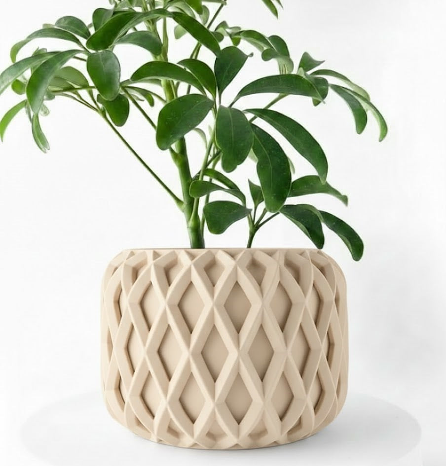 Kinao Pflanztopf – Kunstvolle Geometrie in Perfektion