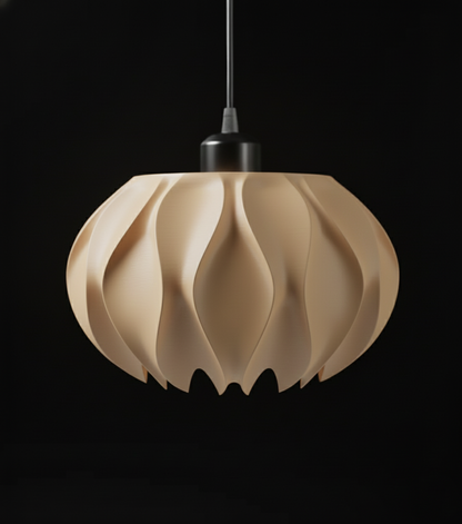 "Abyssal" Pendelleuchte – skulpturales Lichtobjekt mit organischem Charakter